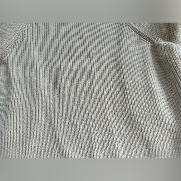 Vintage Old Navy Women's White Cream Sleeveless Open Front Knit Crop Vest XS - Picture 7 of 8